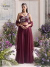 Alizeh 9008 And 9009 Georgette Designer Indo Western Wholesale Shop In Surat
